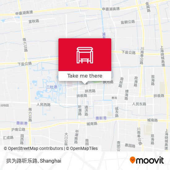 拱为路听乐路 map