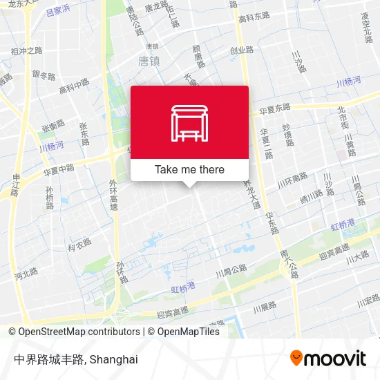 中界路城丰路 map