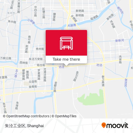 朱泾工业区 map