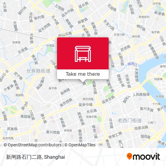 新闸路石门二路 map