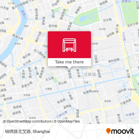 锦绣路北艾路 map