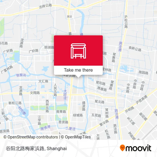 谷阳北路梅家浜路 map