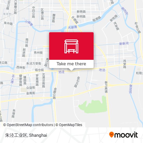 朱泾工业区 map