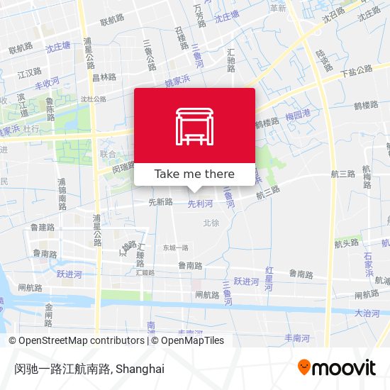 闵驰一路江航南路 map