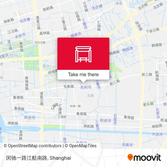 闵驰一路江航南路 map
