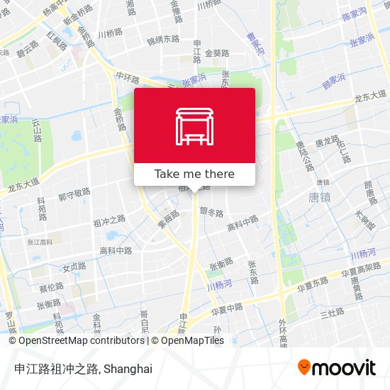 申江路祖冲之路 map