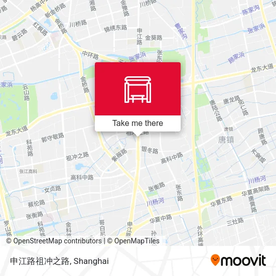 申江路祖冲之路 map