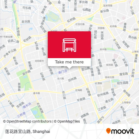 莲花路宜山路 map