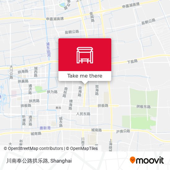 川南奉公路拱乐路 map