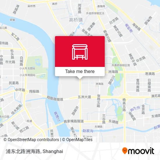 浦东北路洲海路 map