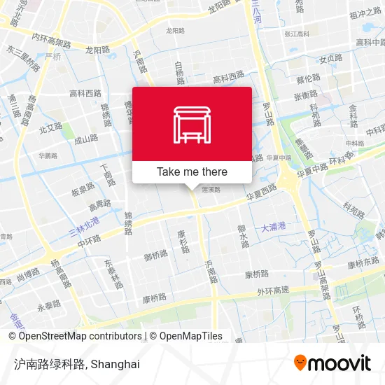 沪南路绿科路 map