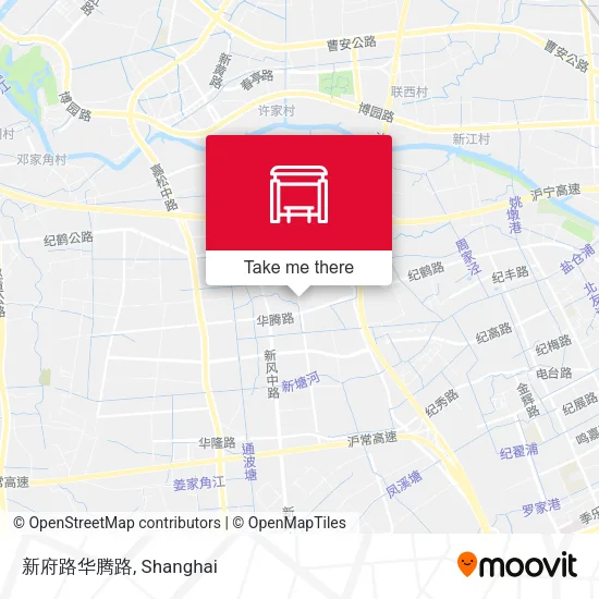 新府路华腾路 map
