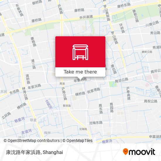 康沈路年家浜路 map