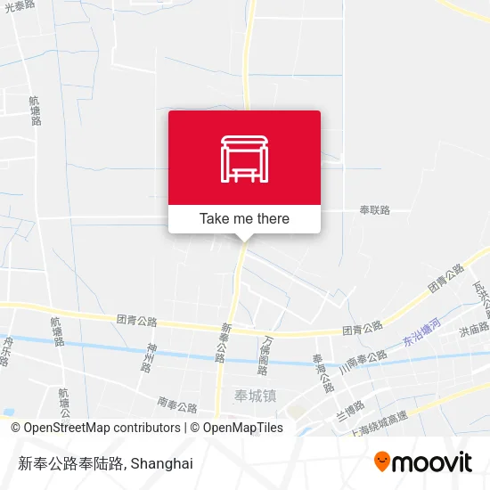 新奉公路奉陆路 map