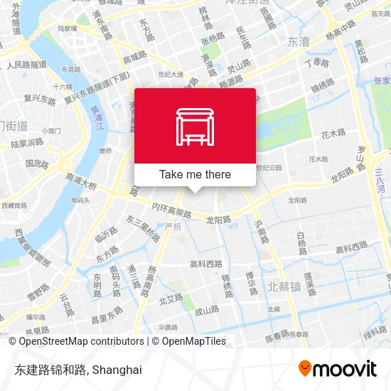 东建路锦和路 map