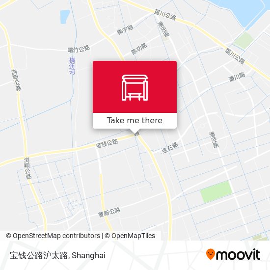 宝钱公路沪太路 map