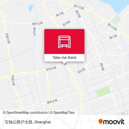 宝钱公路沪太路 map