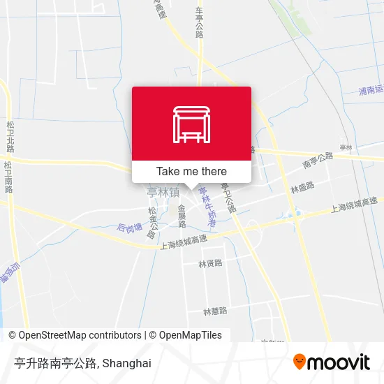 亭升路南亭公路 map
