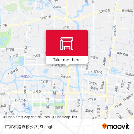 广富林路嘉松公路 map
