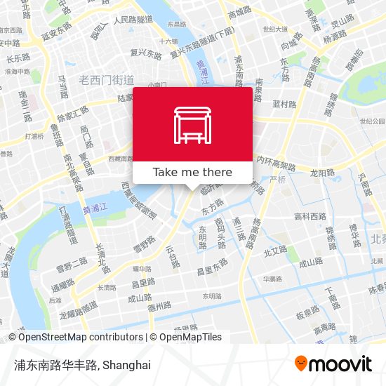 浦东南路华丰路 map