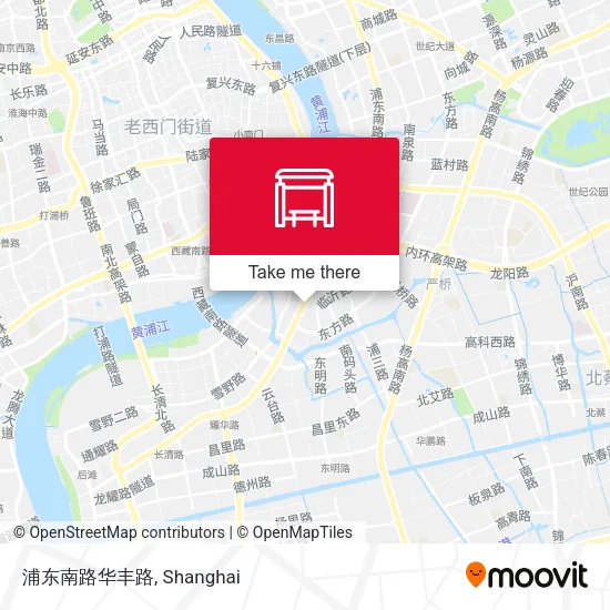 浦东南路华丰路 map