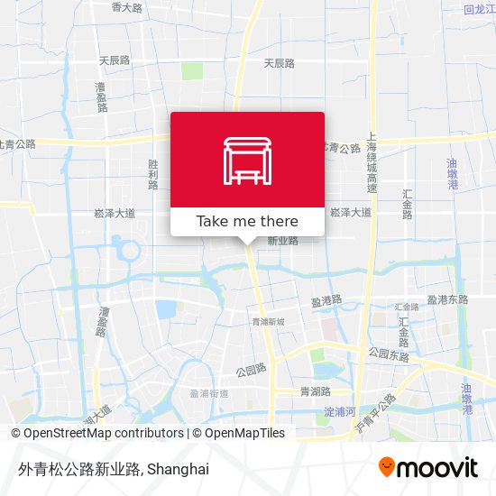 外青松公路新业路 map