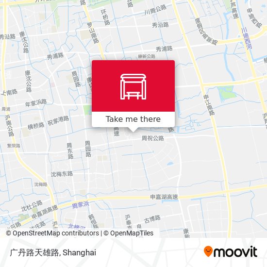 广丹路天雄路 map