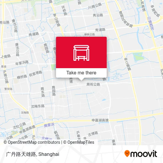 广丹路天雄路 map