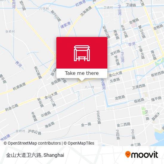金山大道卫六路 map