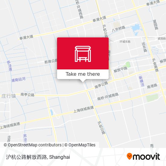沪杭公路解放西路 map