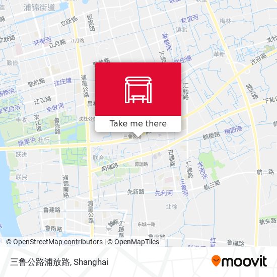 三鲁公路浦放路 map