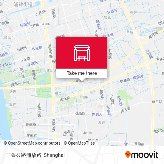 三鲁公路浦放路 map
