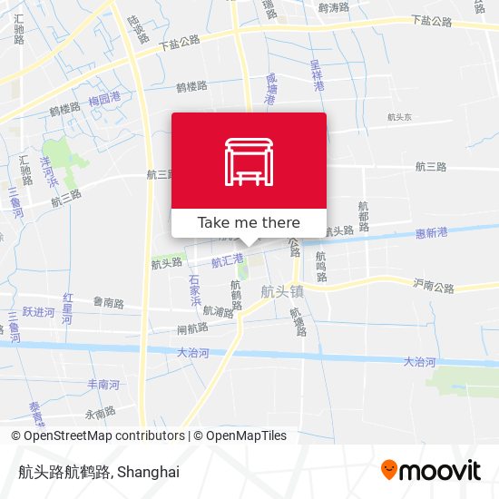 航头路航鹤路 map