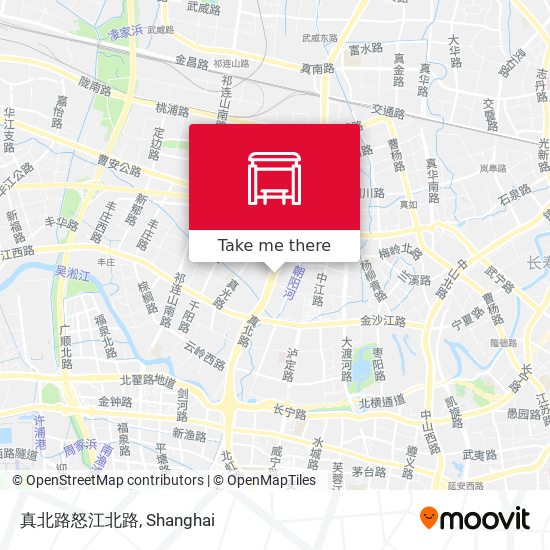 真北路怒江北路 map