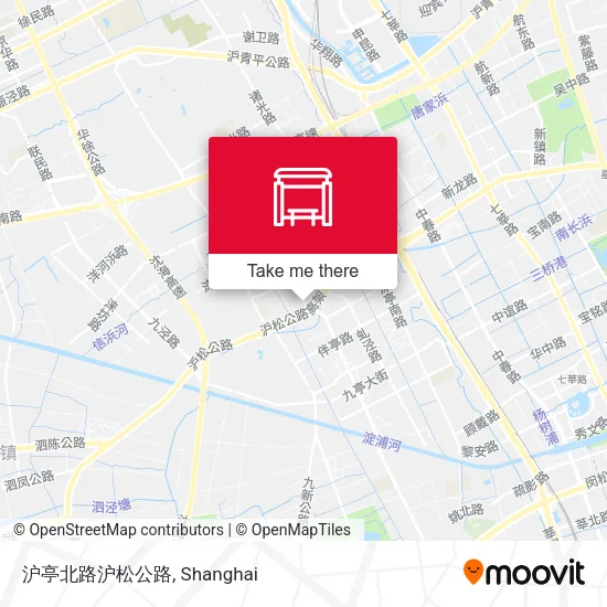 沪亭北路沪松公路 map
