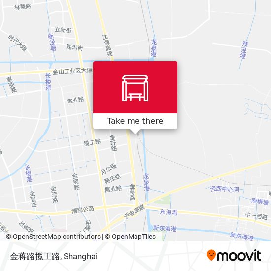金蒋路揽工路 map