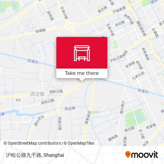 沪松公路九干路 map