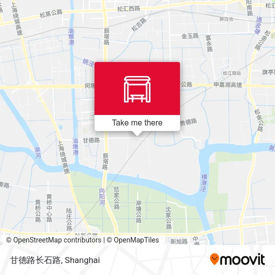 甘德路长石路 map