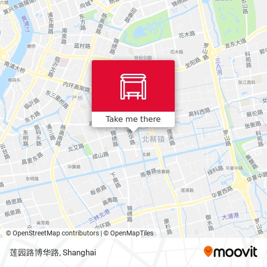 莲园路博华路 map