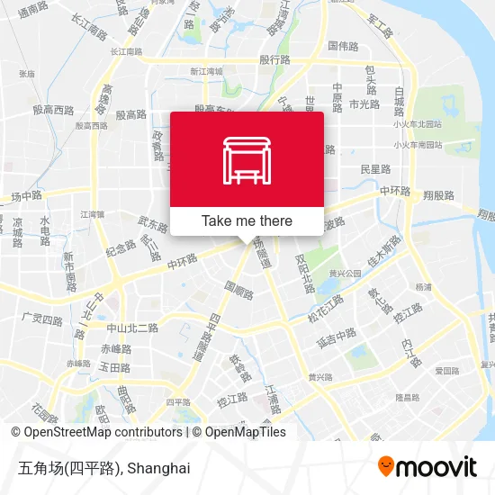 五角场(四平路) map