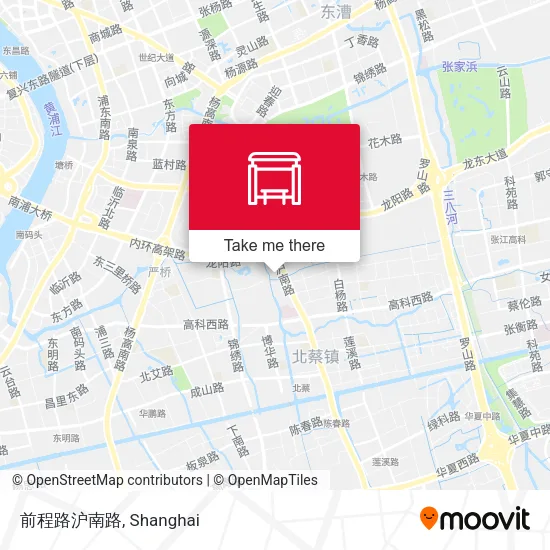 前程路沪南路 map