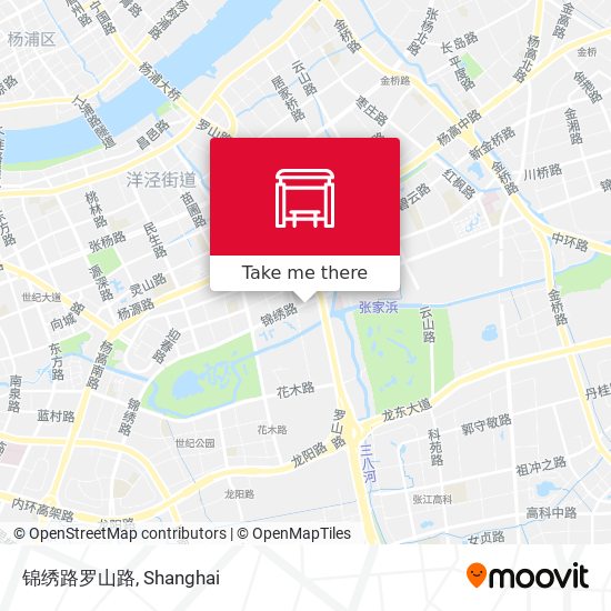锦绣路罗山路 map