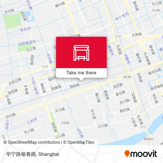 华宁路银春路 map