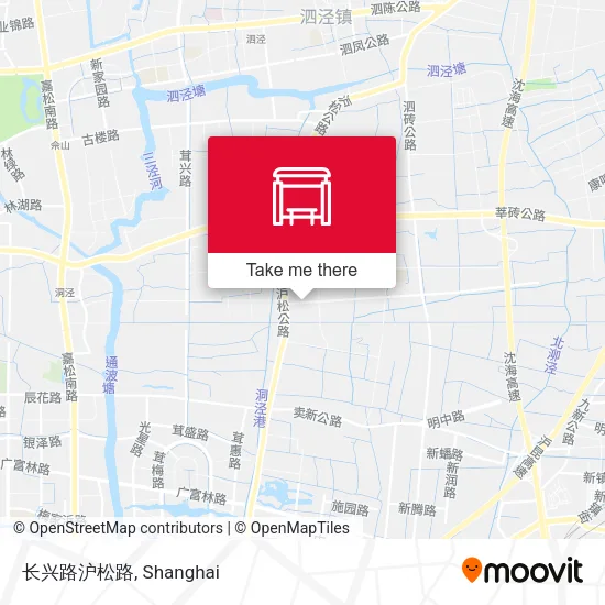 长兴路沪松路 map