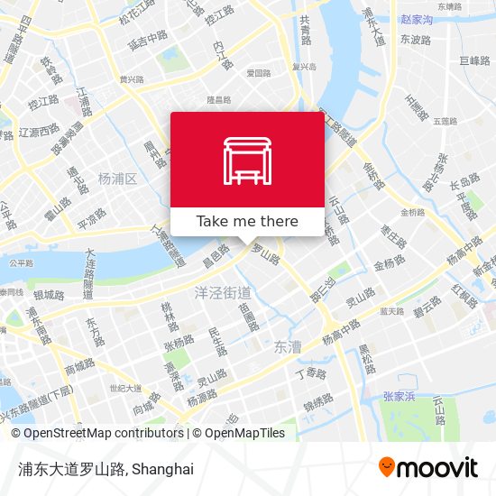 浦东大道罗山路 map