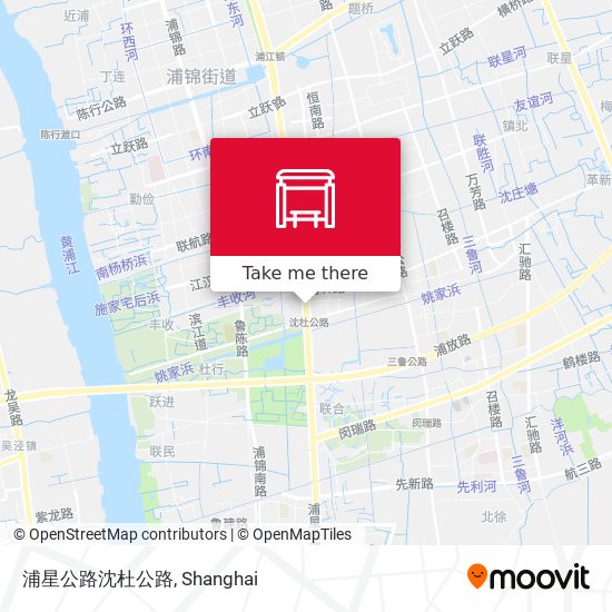 浦星公路沈杜公路 map