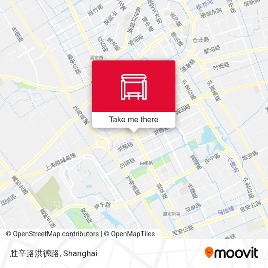 胜辛路洪德路 map