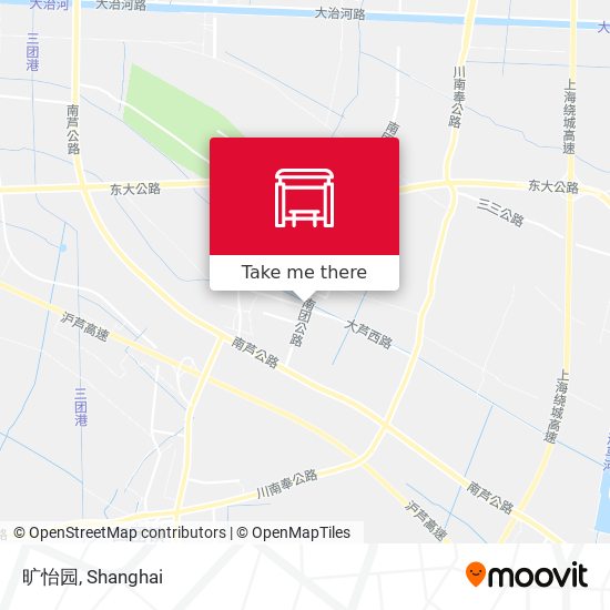 旷怡园 map