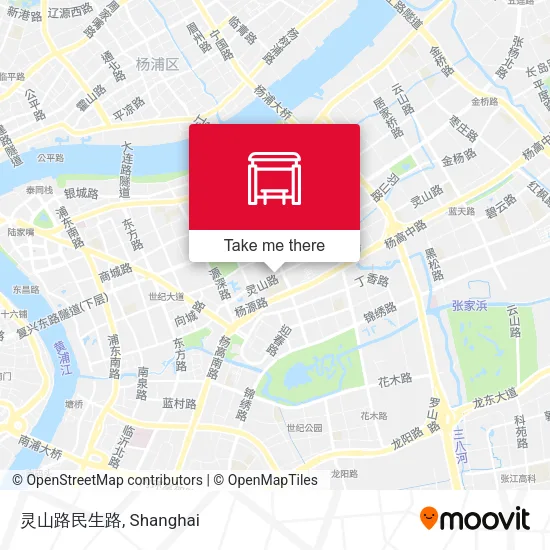 灵山路民生路 map