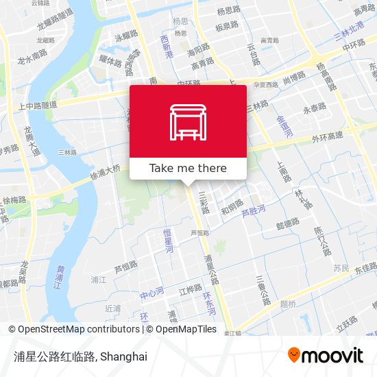 浦星公路红临路 map